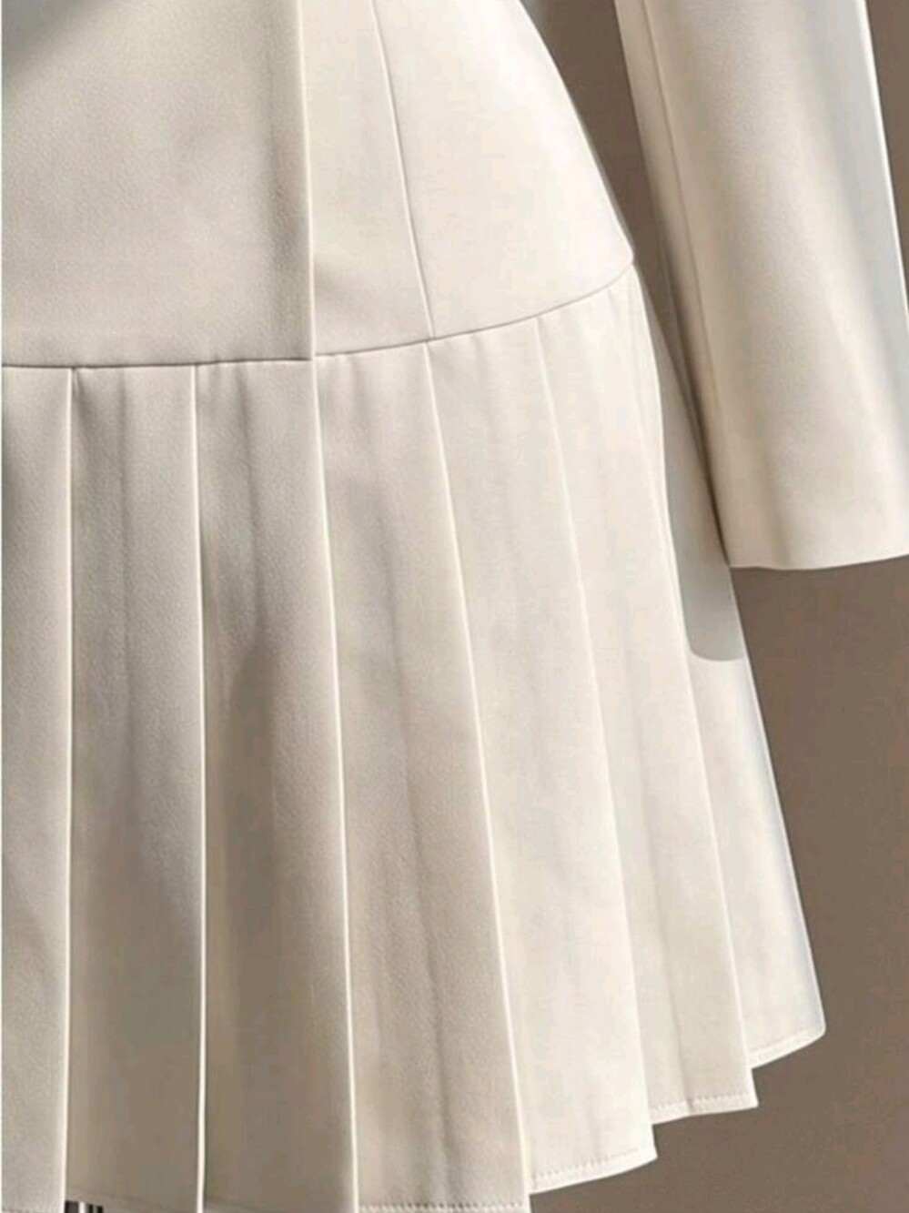 Women's Autumn New Linen-Colored Elegant Preppy Style Long Sleeve - Picture 3 of 4